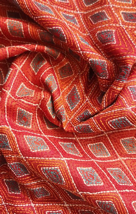Kantha Dupatta pink dupatta – VIVARANG