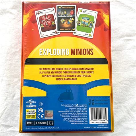 Image result for Exploding Minions Card Game