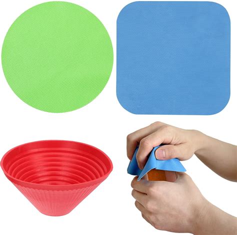 Amazon.com: Jar Opener Gripper Pad, 3 Pcs Rubber Jar Opener Grippers ...