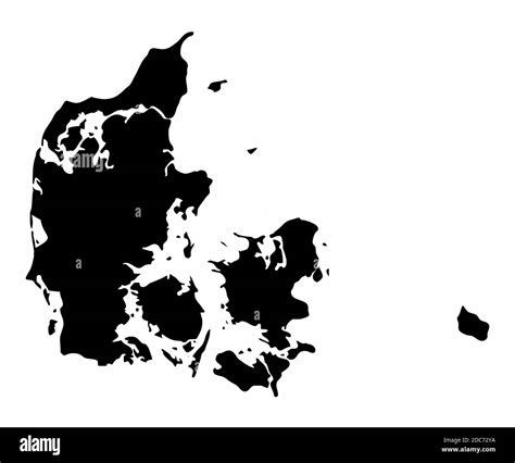 Capital region denmark map Cut Out Stock Images & Pictures - Alamy