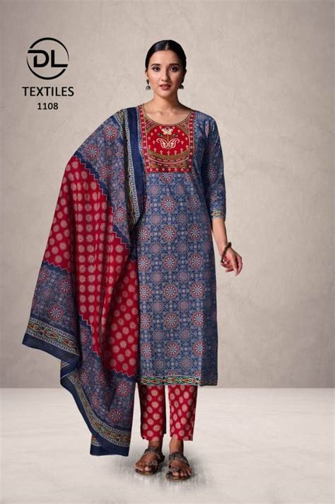 Dl Top Secret Vol 1 Cotton Printed Kurti Bottom With Dupatta ...