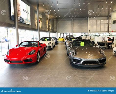 Porsche Car Dealership editorial stock photo. Image of constructed ...