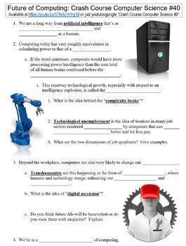 Image result for Crash Course Computer Science Worksheets