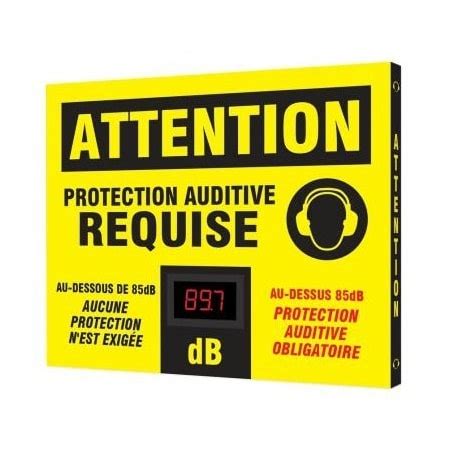 Accuform OSHA CAUTION INDUSTRIAL DECIBEL METER FRSCS604 FRSCS604 | Zoro