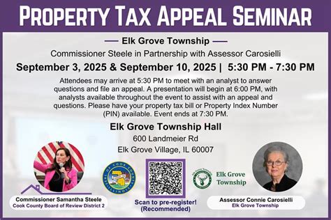 Elk Grove Township Property Tax Workshop, Hosted by Commissioner ...