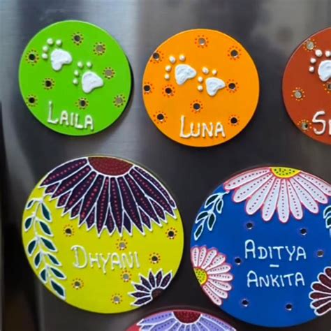 Lippan Art Fridge Magnets Available with Customization – Rustic Revelry