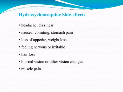 Does Hydroxychloroquine Cause Weight Gain