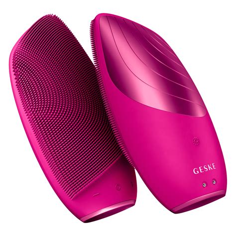 Geske Sonic Thermo Facial Brush | 6 in 1 Magenta – Reflexions Salon