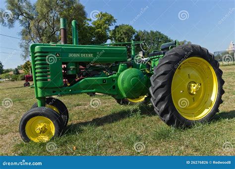 Vintage John Deere Model a Tractor Editorial Photo - Image of wheat ...