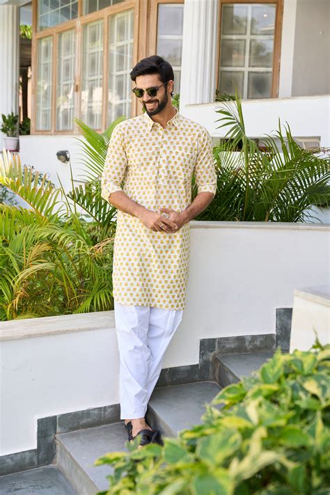 Haldi Kurtas for Men | Haldi Ceremony Collection | Riwaat – Riwaat.com