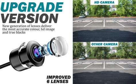 Audio Wheels Fisheye Lens AHD 720P Rear View Car Reverse Camera for ...
