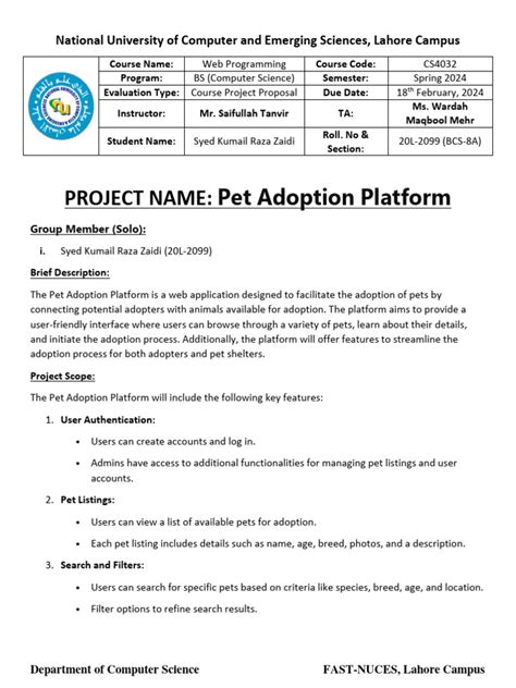 Image result for Programming Project Proposal