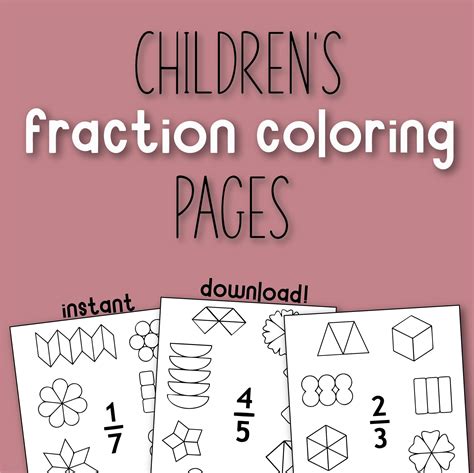 Image result for Fraction Coloring Pages