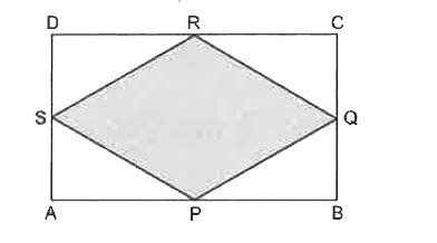 In the given figure, ABCD is a rectangle in which AB = 40 cm and BC ...