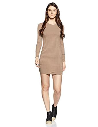 Buy Forever 21 Women's Cotton Bodycon Dress (00214673062_0021467306 ...
