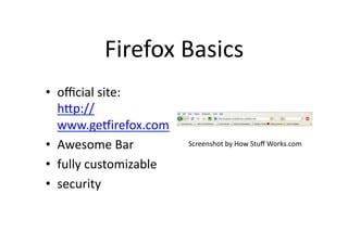 Basic Tutorial for Firefox 的图像结果