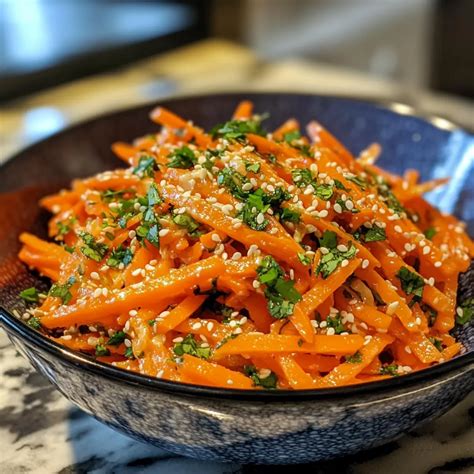 Irresistible Asian Carrot Salad: Refreshingly Crisp Delight