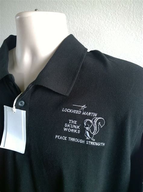 Large Lockheed Martin Polo Shirt Skunk Works Peace | Ubuy India