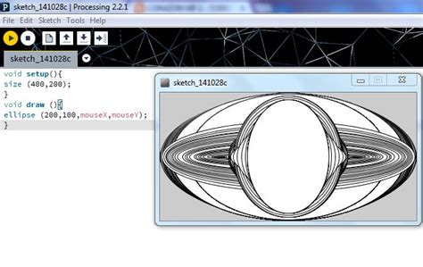 Processing Sketch Tutorial 的图像结果
