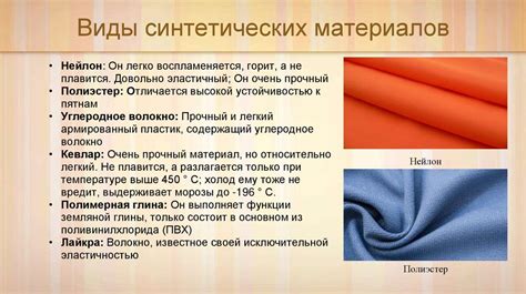 Синтетические материалы - презентация онлайн