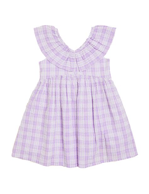 Buy Pure Cotton Gingham Dress at Marks & Spencer