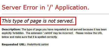 Server Error in Application Solution 的图像结果
