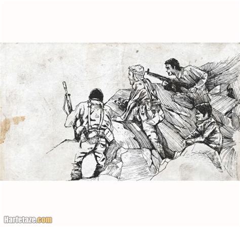 انواع کاربرگ و نقاشی دفاع مقدس برای رنگ آمیزی با کیفیت عالی + دانلود