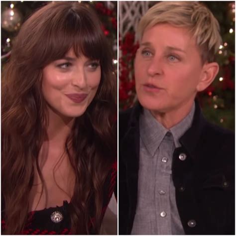 This Awkward Dakota Johnson and Ellen DeGeneres Interview Will Keep You ...