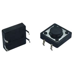 Tactile Push Button Switch 4 Pin 12X12X5mm (Pack of 5) – Robocraze