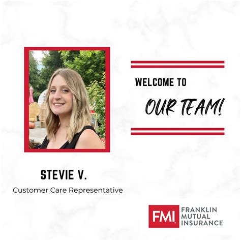 Franklin Mutual Insurance Company on LinkedIn: #welcometotheteam #teamfmi