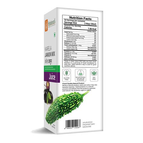 Buy Karela Jamun Mix Juice for Blood Sugar Patient – Krishna's Herbal ...