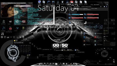 Computer Desktop Design Rainmeter 的图像结果