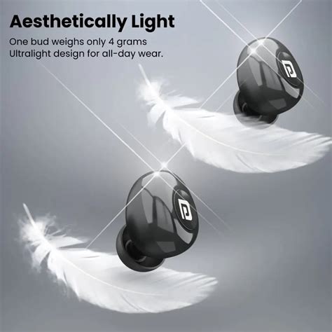 Portronics Harmonics Twins S3 POR 1664 TWS Earbuds with 20H Playtime ...