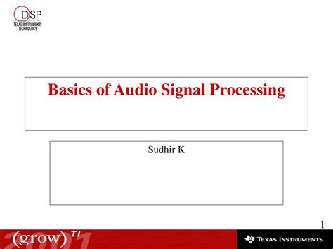 Signal Processing Basics 的图像结果