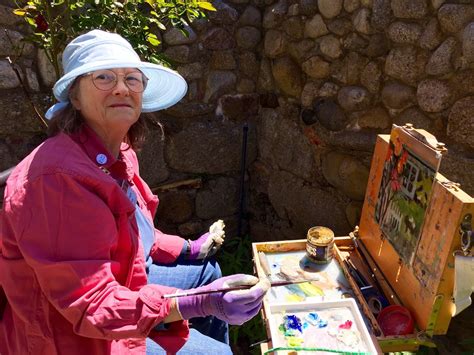 Rhett's Art Studio Blog: Painting at Tor House in Carmel 2016