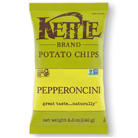 Amazon.com: Kettle Brand Potato Chips, Pepperoncini, 8.5 Ounce