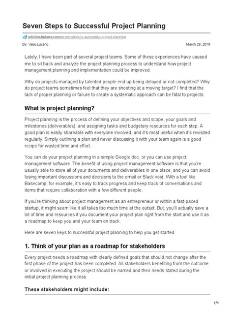 Image result for Project Planning Tips