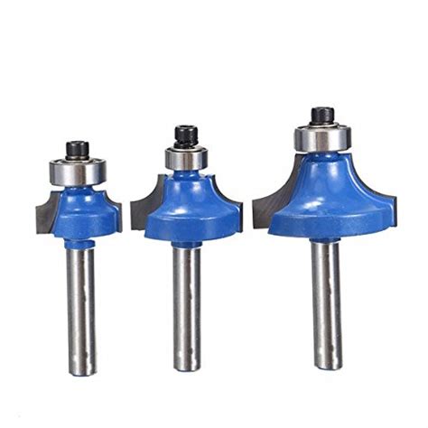 3pcs 1/4 Inch Shank Router Bits Trimming Cutter Woodworking Tool ...