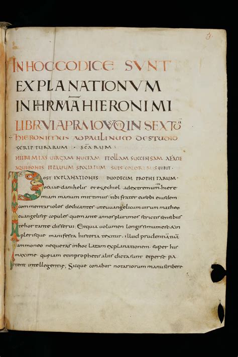 Latin Scripts - Carolingian Manuscripts