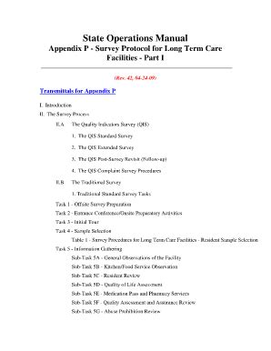 State Operations Manual Appendix Pp - Fill Online, Printable, Fillable ...