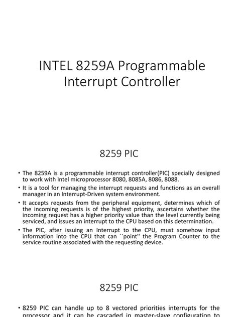 Image result for 8259A Microprocessor Applications