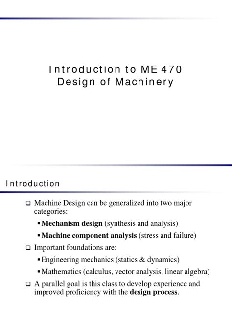 Image result for Summary of Machine Design