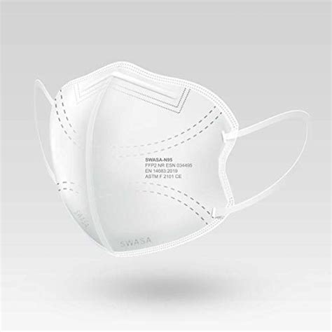 SWASA - Breathe clean air N95 Mask FFP2 Type Certified Reusable ...