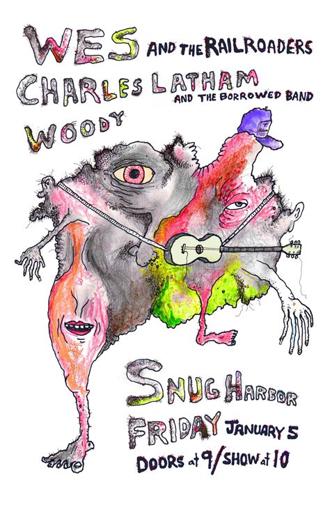 Wes & The Railroaders at Snug Harbor (Charlotte, NC) : r/showflyers
