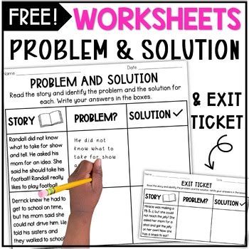 Image result for Problem and Solution Worksheets