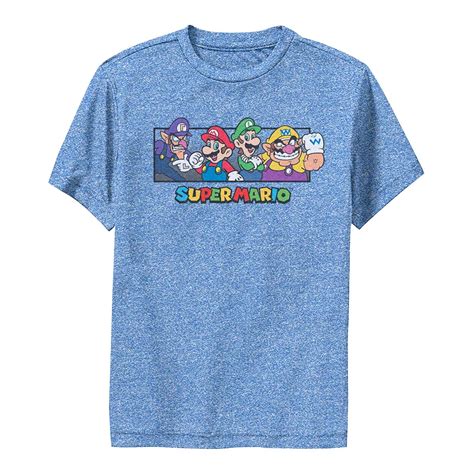 Boys 6-20 Nintendo Super Mario Bros. Character Collage Graphic Tee
