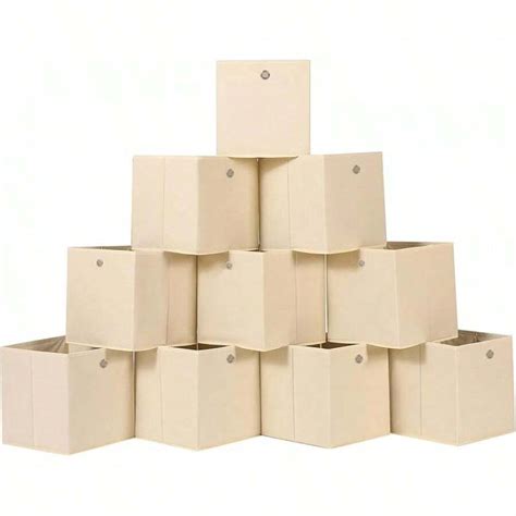 Foldable Storage Cubes Bins ,11 Inch Cloth Storage Cube Storage Cubes ...