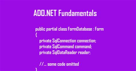 How does Ado Net work?-trickcode | Free Source code Download & Tutorials