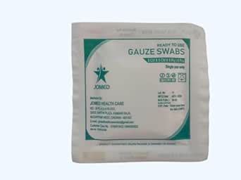 Jomed - Gauze swabs Sterile 5cm x 5cm x 8ply (5 pcs per pack) | ( 15x5 ...