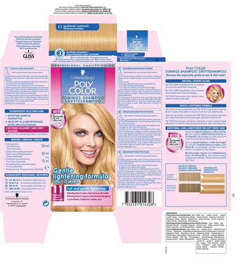 Schwarzkopf Poly Color Toning Shampoo 11 Ljusblond | lyko.com